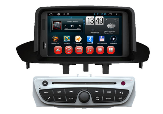 중국 르노 Megane 2014년에서 인조 인간 4.4 OS GPS 라디오 텔레비젼 두 배 소음 차 DVD 플레이어 협력 업체