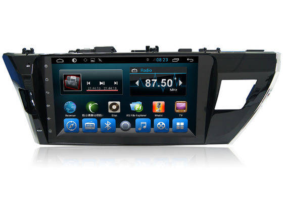 중국 10 인치 TOYOTA GPS 항법 차 중앙 멀티미디어 Toyota Corolla 2014년 아시아 협력 업체