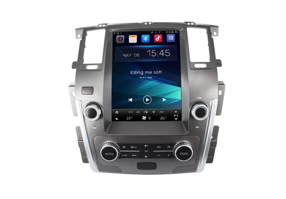 중국 12.1 인치 Tesla 전시 화면/Bluetooth를 가진 Nissan Patrol GPS 항해 체계 협력 업체