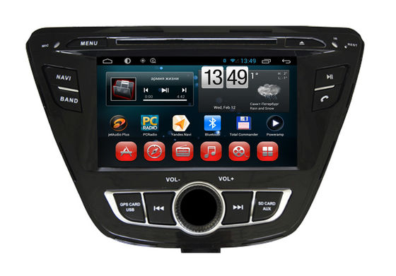 중국 인조 인간 자동차 라디오 입체 음향 현대 DVD 플레이어 Elantra 2014년 GPS iPod SWC 사진기 입력 협력 업체