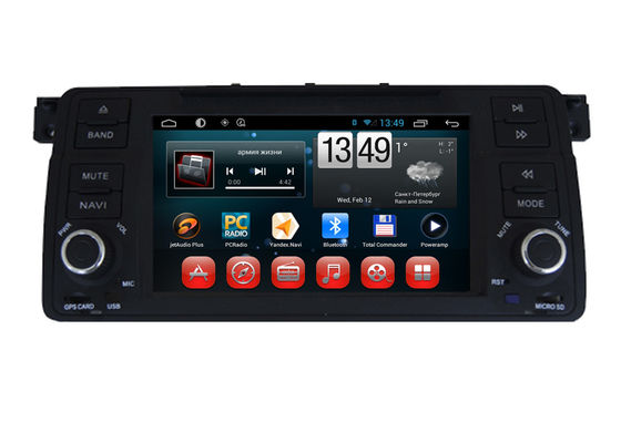 중국 3G Wifi HD 핸들 통제를 가진 중앙 멀티미디어 GPS BMW E46 차 DVD 플레이어 협력 업체