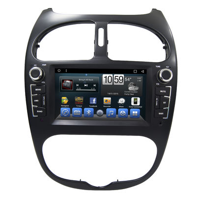 중국 Bluetooth 푸조 항해 체계 6.2 인치 터치스크린 안드로이드 Autoradio GPS 단위 협력 업체