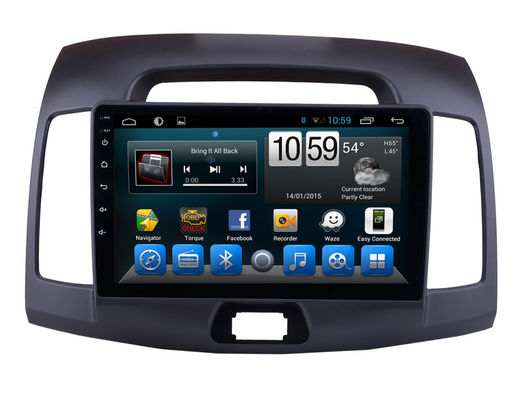 중국 와이파이 Bluetooth 라디오 안드로이드 차 미디어 플레이어 9 인치 현대 Elantra 2007-2011년 협력 업체