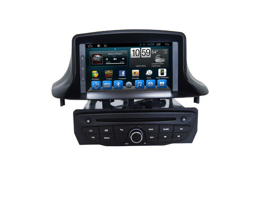 중국 2din GPS 차 항해 체계 DVD 르노 Megane를 위한 오디오 입체 음향 터치스크린 협력 업체